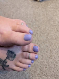 My purple easter toes part 5