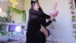 Black cat blue balls you 3