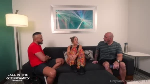 My step brother is in town with his sexy hotwife kimber he goes to a