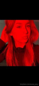 Bathed in red passion in every shadow this light brings out my wild