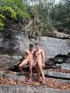 Photo set at a dry waterfall in a private forest_2 full video is part 2