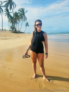 A nice walk along the beach on holiday obviously as this is clearly part 2